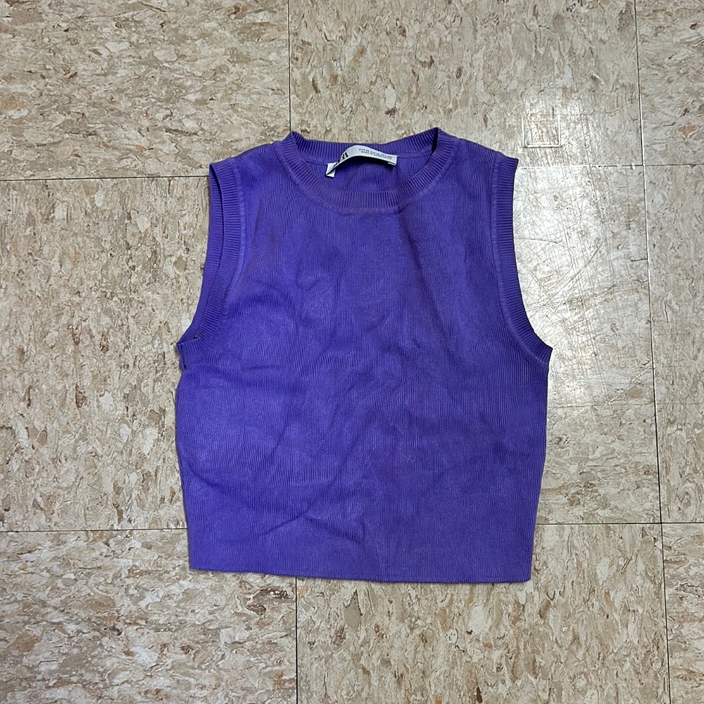 Zara sweater tank